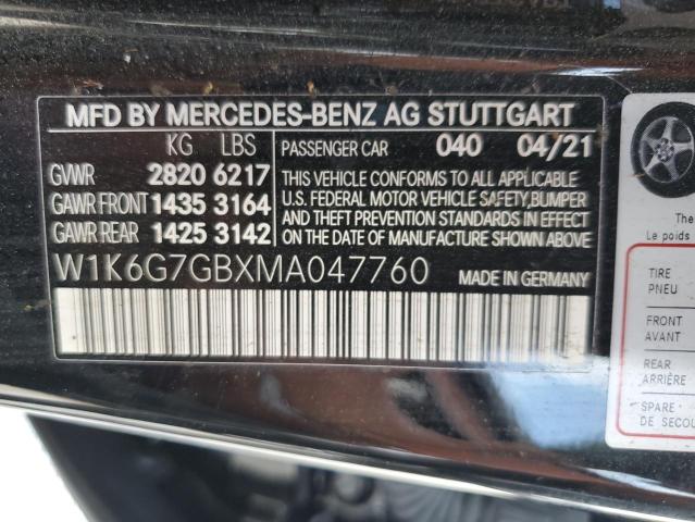 Photo 9 VIN: W1K6G7GBXMA047760 - MERCEDES-BENZ S 580 4MAT 