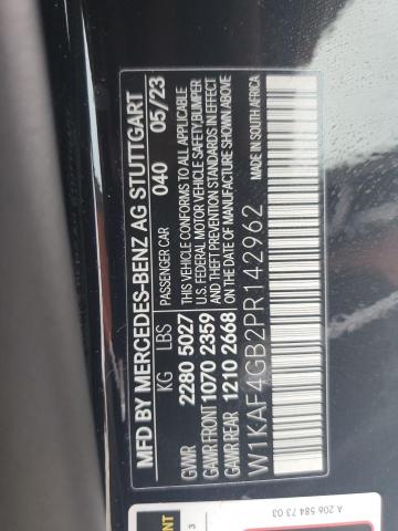 Photo 11 VIN: W1KAF4GB2PR142962 - MERCEDES-BENZ C 300 