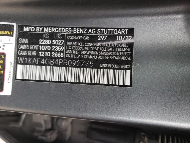 Photo 11 VIN: W1KAF4GB4PR092775 - MERCEDES-BENZ C-CLASS 