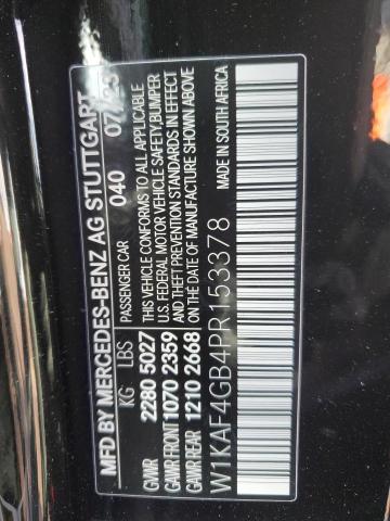 Photo 12 VIN: W1KAF4GB4PR153378 - MERCEDES-BENZ C-CLASS 