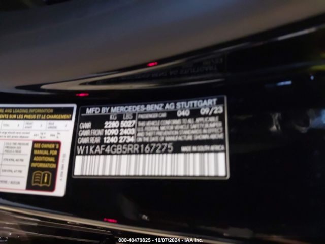 Photo 8 VIN: W1KAF4GB5RR167275 - MERCEDES-BENZ C-CLASS 