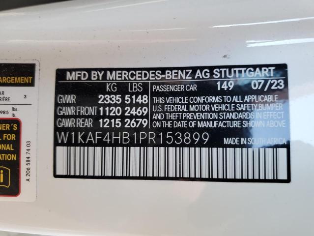 Photo 12 VIN: W1KAF4HB1PR153899 - MERCEDES-BENZ C 300 4MAT 