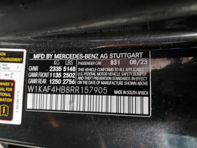 Photo 11 VIN: W1KAF4HB8RR157905 - MERCEDES-BENZ C 300 4MAT 