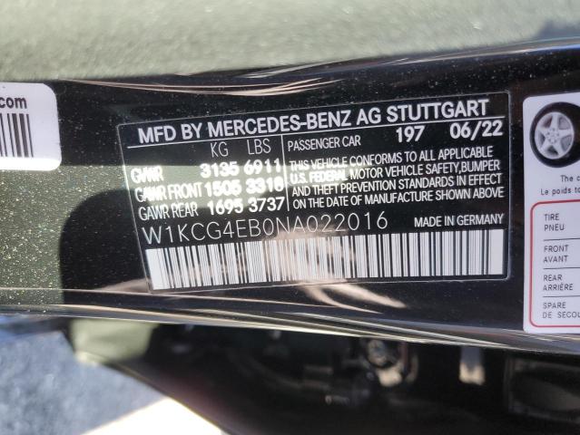 Photo 11 VIN: W1KCG4EB0NA022016 - MERCEDES-BENZ EQS SEDAN 