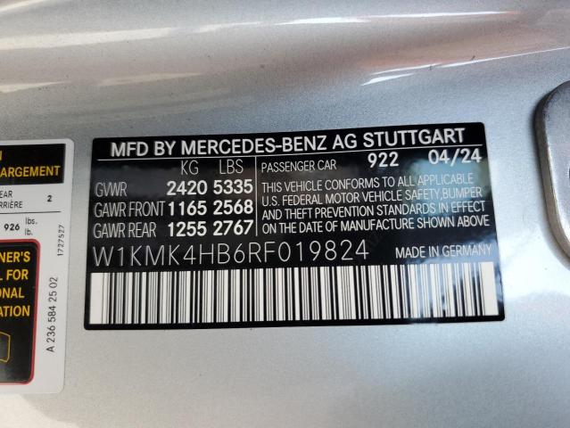 Photo 12 VIN: W1KMK4HB6RF019824 - MERCEDES-BENZ CLE 300 4M 