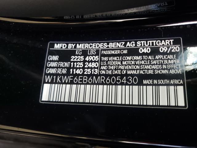 Photo 9 VIN: W1KWF6EB6MR605430 - MERCEDES-BENZ C 43 AMG 