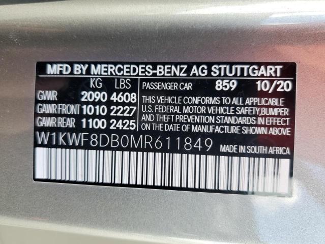 Photo 11 VIN: W1KWF8DB0MR611849 - MERCEDES-BENZ C 300 