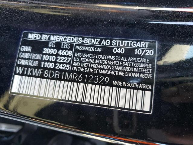 Photo 11 VIN: W1KWF8DB1MR612329 - MERCEDES-BENZ C-CLASS 