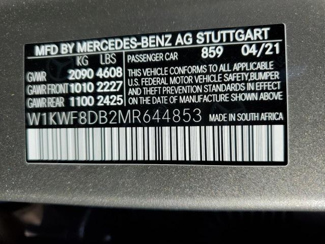 Photo 9 VIN: W1KWF8DB2MR644853 - MERCEDES-BENZ C 300 