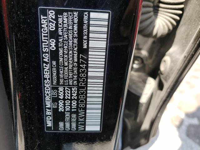 Photo 11 VIN: W1KWF8DB3LR583477 - MERCEDES-BENZ C 300 