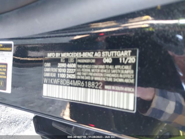 Photo 8 VIN: W1KWF8DB4MR618822 - MERCEDES-BENZ C 300 