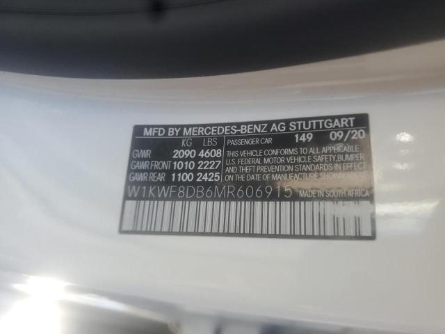 Photo 9 VIN: W1KWF8DB6MR606915 - MERCEDES-BENZ C 300 