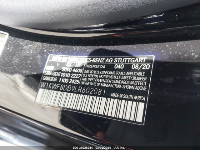 Photo 8 VIN: W1KWF8DB9LR602081 - MERCEDES-BENZ C 300 