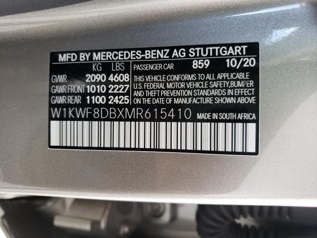 Photo 9 VIN: W1KWF8DBXMR615410 - MERCEDES-BENZ C 300 