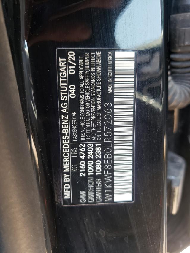 Photo 9 VIN: W1KWF8EB0LR572063 - MERCEDES-BENZ C 300 