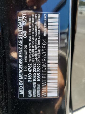 Photo 11 VIN: W1KWF8EB3MR635884 - MERCEDES-BENZ C 300 4MAT 