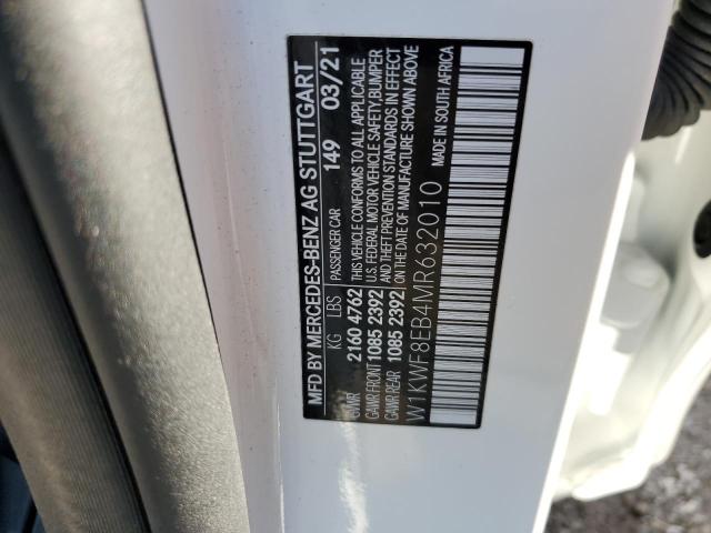 Photo 12 VIN: W1KWF8EB4MR632010 - MERCEDES-BENZ C 300 4MAT 