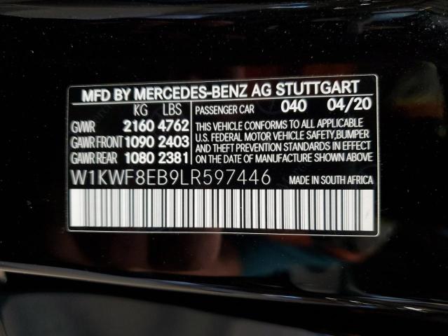 Photo 11 VIN: W1KWF8EB9LR597446 - MERCEDES-BENZ C-CLASS 