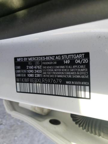 Photo 9 VIN: W1KWF8EBXLR597679 - MERCEDES-BENZ C 300 4MAT 