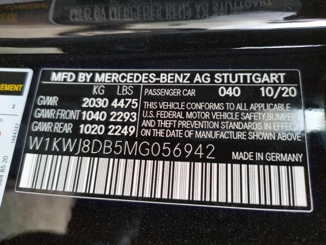 Photo 11 VIN: W1KWJ8DB5MG056942 - MERCEDES-BENZ C-KLASSE 