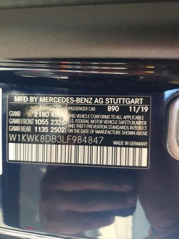 Photo 9 VIN: W1KWK8DB3LF984847 - MERCEDES-BENZ C 300 