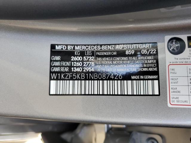 Photo 9 VIN: W1KZF5KB1NB087426 - MERCEDES-BENZ E 450 4MAT 