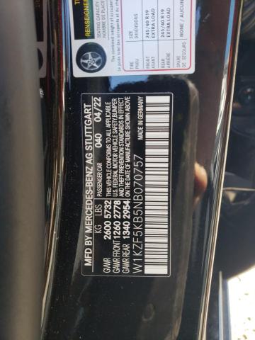 Photo 12 VIN: W1KZF5KB5NB070757 - MERCEDES-BENZ E 450 4MAT 