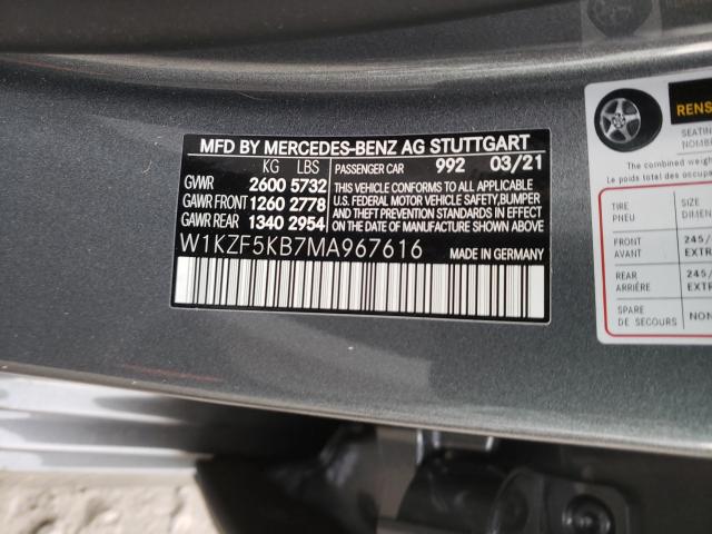 Photo 9 VIN: W1KZF5KB7MA967616 - MERCEDES-BENZ E 450 4MAT 