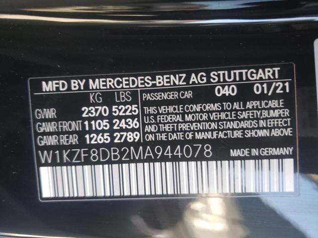 Photo 9 VIN: W1KZF8DB2MA944078 - MERCEDES-BENZ E 350 