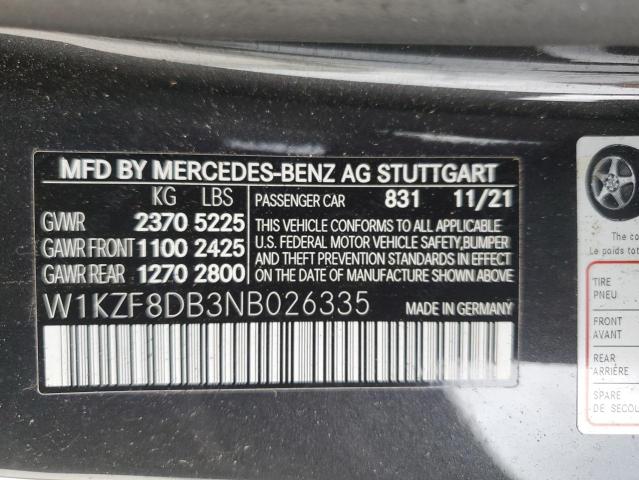 Photo 11 VIN: W1KZF8DB3NB026335 - MERCEDES-BENZ E-CLASS 