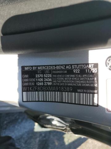 Photo 12 VIN: W1KZF8DBXMA918389 - MERCEDES-BENZ E 350 