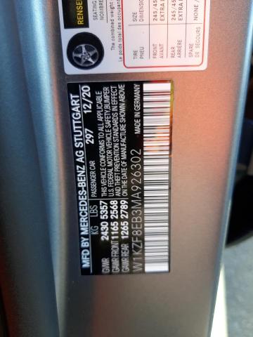 Photo 11 VIN: W1KZF8EB3MA926302 - MERCEDES-BENZ E 350 