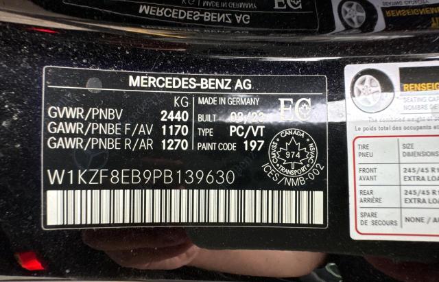 Photo 9 VIN: W1KZF8EB9PB139630 - MERCEDES-BENZ E 350 4MAT 