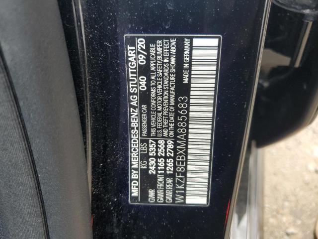 Photo 12 VIN: W1KZF8EBXMA885683 - MERCEDES-BENZ E 350 4MAT 