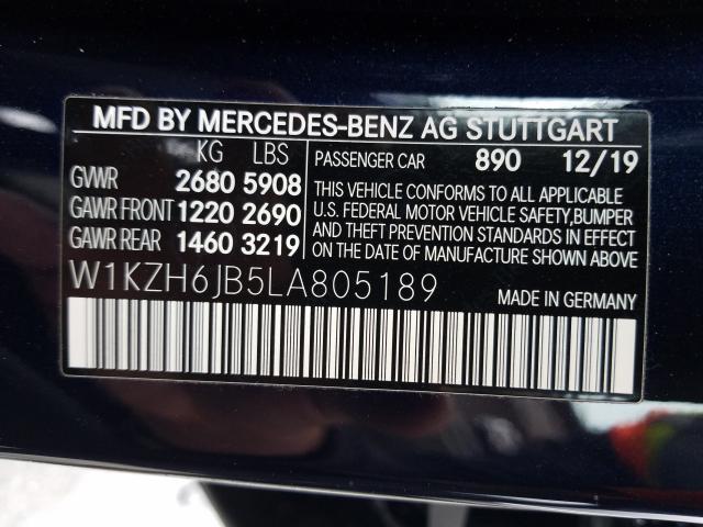 Photo 9 VIN: W1KZH6JB5LA805189 - MERCEDES-BENZ E 450 4MAT 