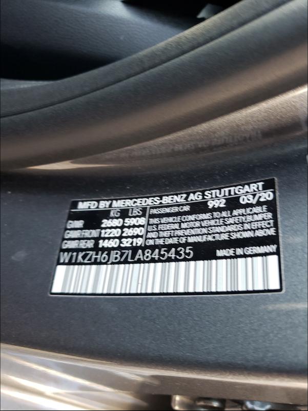 Photo 9 VIN: W1KZH6JB7LA845435 - MERCEDES-BENZ E 450 4MAT 