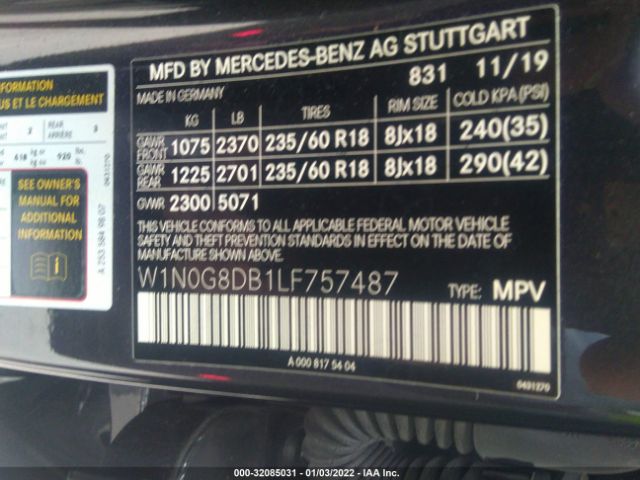 Photo 8 VIN: W1N0G8DB1LF757487 - MERCEDES-BENZ GLC 