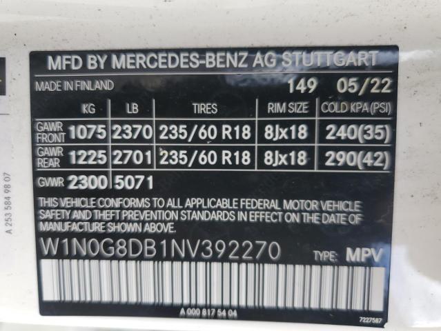 Photo 12 VIN: W1N0G8DB1NV392270 - MERCEDES-BENZ GLC-CLASS 