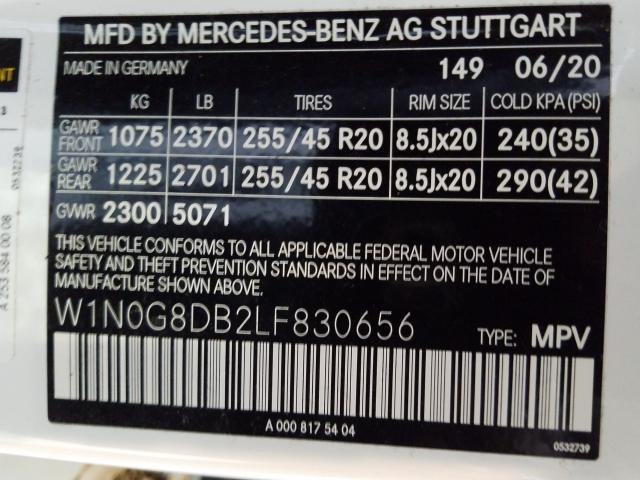 Photo 9 VIN: W1N0G8DB2LF830656 - MERCEDES-BENZ GLC-300 