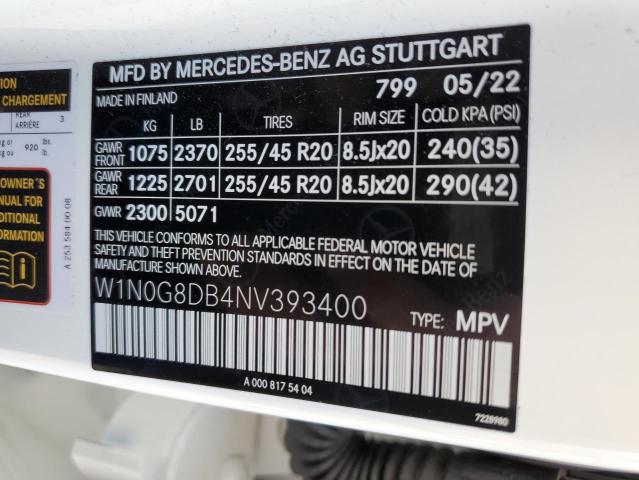 Photo 12 VIN: W1N0G8DB4NV393400 - MERCEDES-BENZ GLC 300 