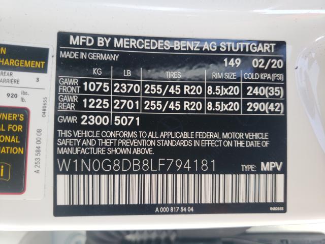 Photo 9 VIN: W1N0G8DB8LF794181 - MERCEDES-BENZ GLC 300 