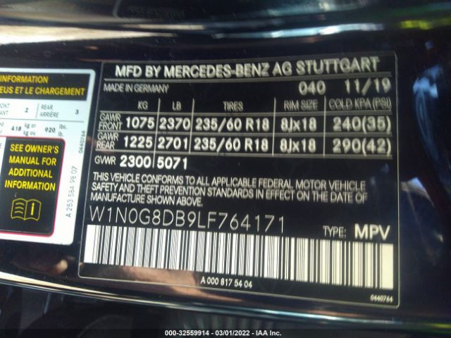 Photo 8 VIN: W1N0G8DB9LF764171 - MERCEDES-BENZ GLC 