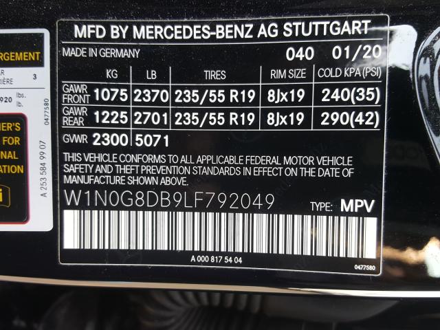 Photo 9 VIN: W1N0G8DB9LF792049 - MERCEDES-BENZ GLC 300 