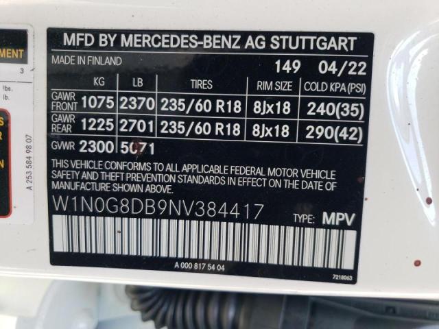 Photo 9 VIN: W1N0G8DB9NV384417 - MERCEDES-BENZ GLC 300 