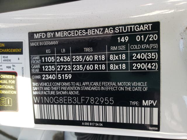 Photo 9 VIN: W1N0G8EB3LF782955 - MERCEDES-BENZ GLC 300 4M 