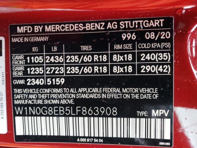 Photo 9 VIN: W1N0G8EB5LF863908 - MERCEDES-BENZ GLC 300 4M 