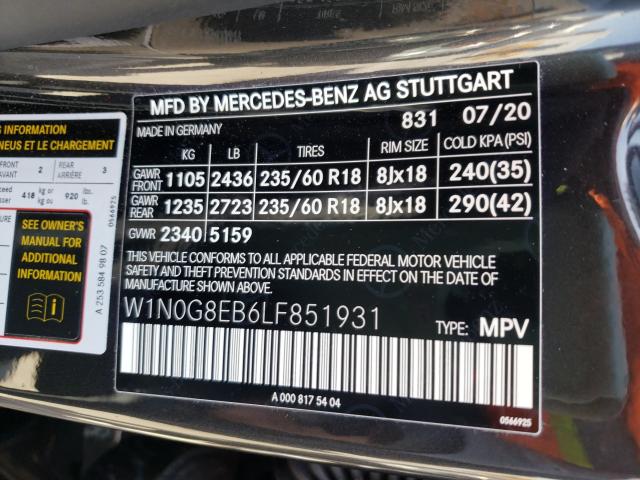 Photo 9 VIN: W1N0G8EB6LF851931 - MERCEDES-BENZ GLC 300 4M 