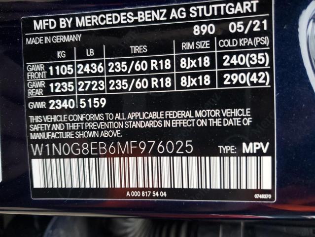 Photo 12 VIN: W1N0G8EB6MF976025 - MERCEDES-BENZ GLC-CLASS 