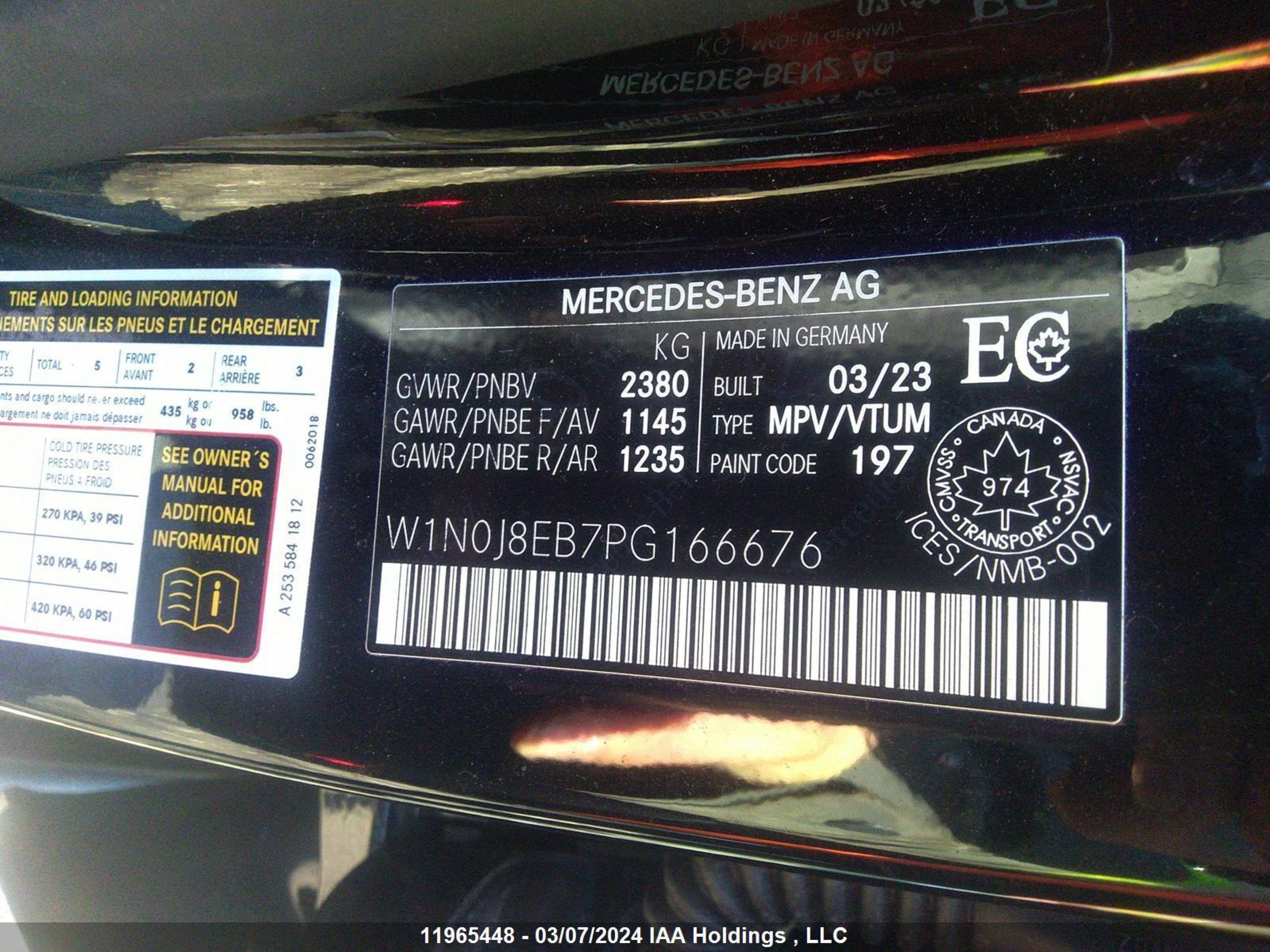 Photo 8 VIN: W1N0J8EB7PG166676 - MERCEDES-BENZ GLC COUPE 