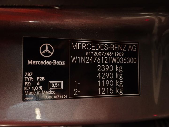 Photo 8 VIN: W1N2476121W036300 - MERCEDES-BENZ GLB 